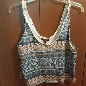 tribal patterned tank top with tags still on it